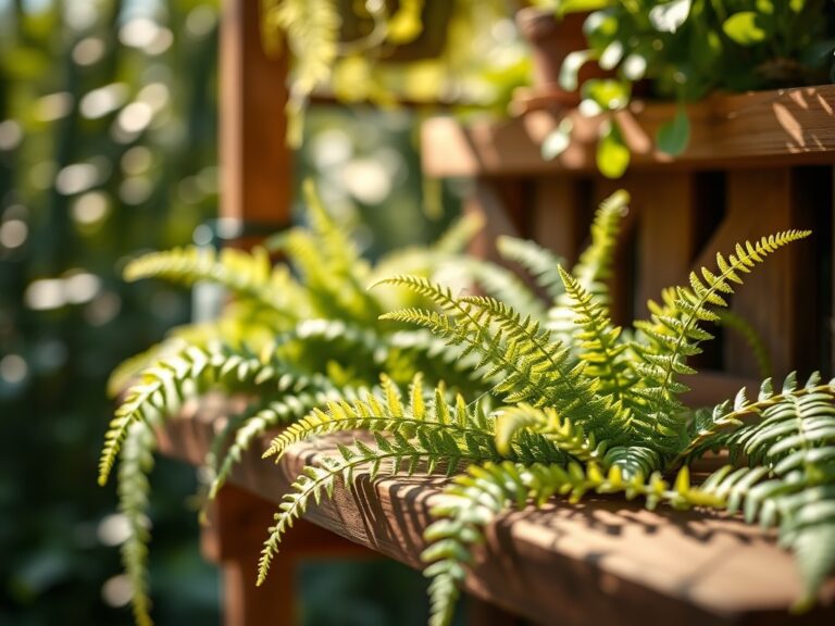 7 Low-Light Steps to Prepare a Fern Plant Shelf