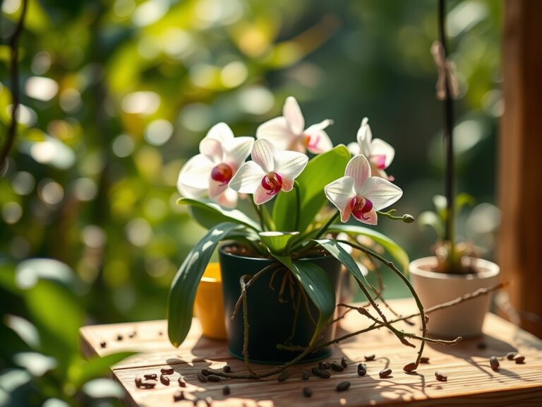 6 Orchid Steps to Prepare a Tropical Orchid Plant Shelf